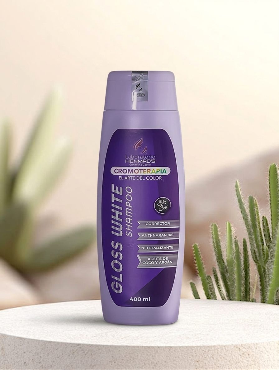Shampoo Gloss White Cromoterapia 400ml