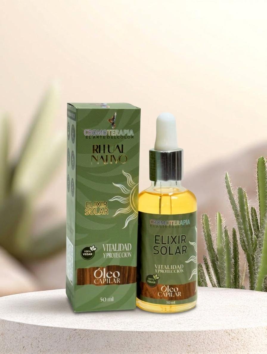 Elixir Solar Ritual Nativo Óleo Capilar Cromoterapia 50ml