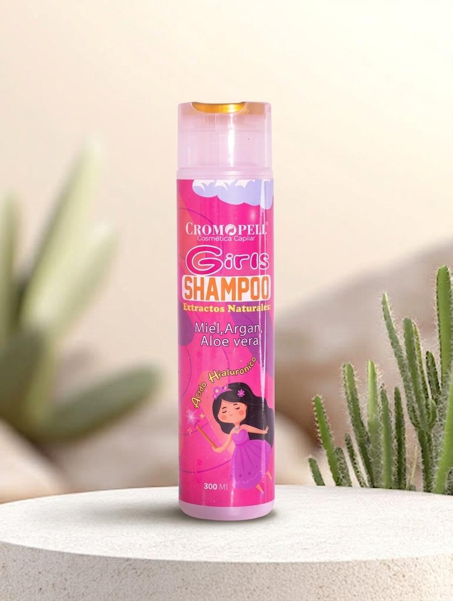 Shampoo Girls Cromopell – Extractos Naturales 300ml