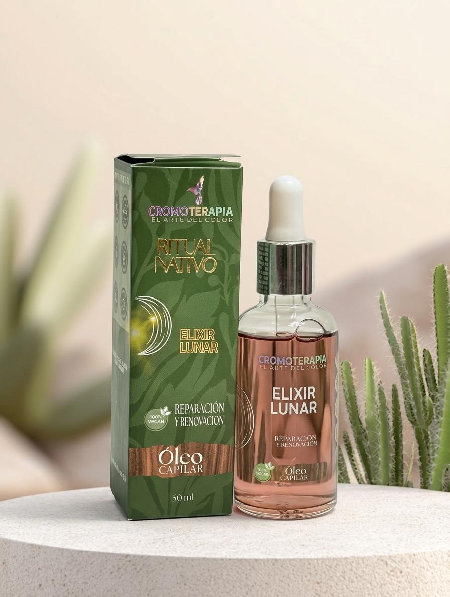 Elixir Lunar Ritual Nativo Óleo Capilar Cromoterapia 50ml