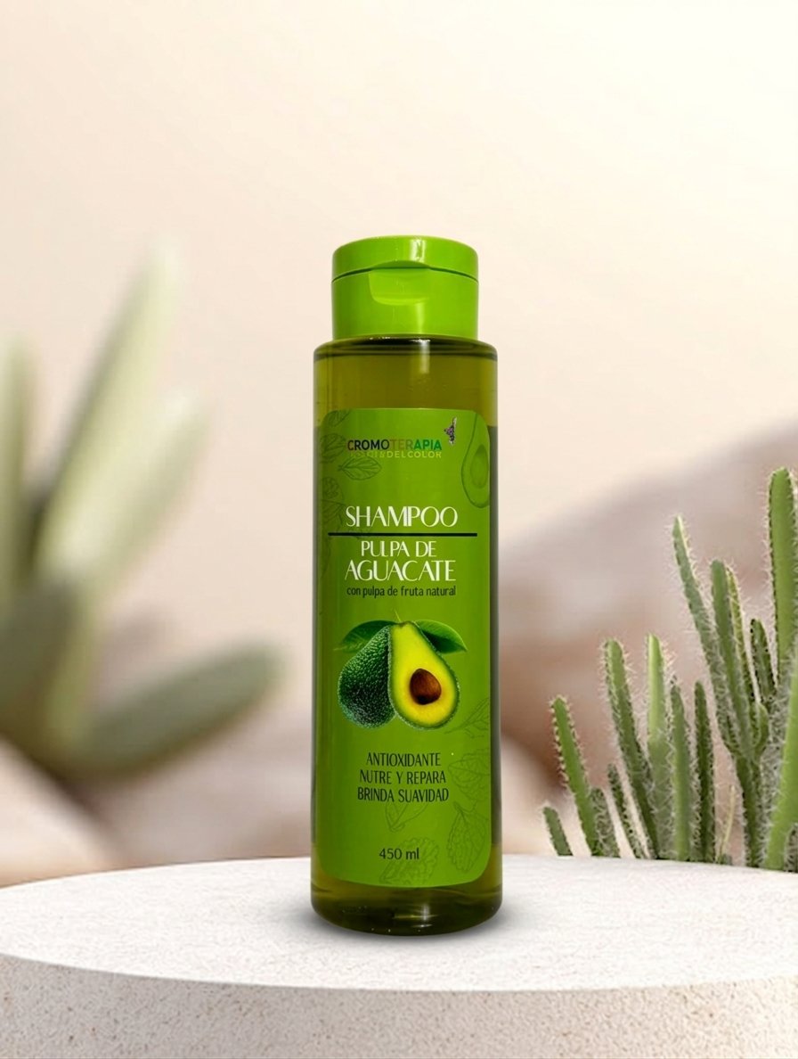 Shampoo Pulpa de Aguacate Cromoterapia 450ml