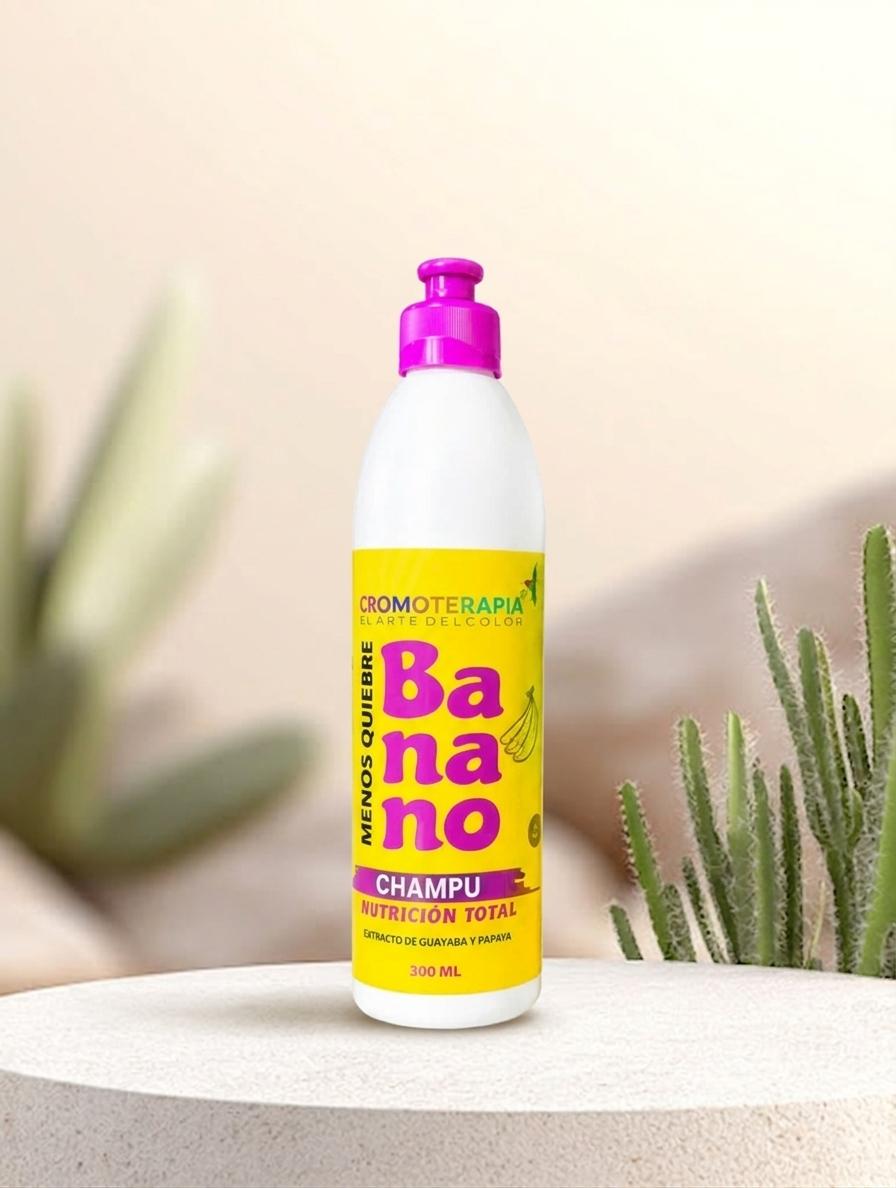 Shampoo Banano Cromoterapia – Nutrición Total 300ml