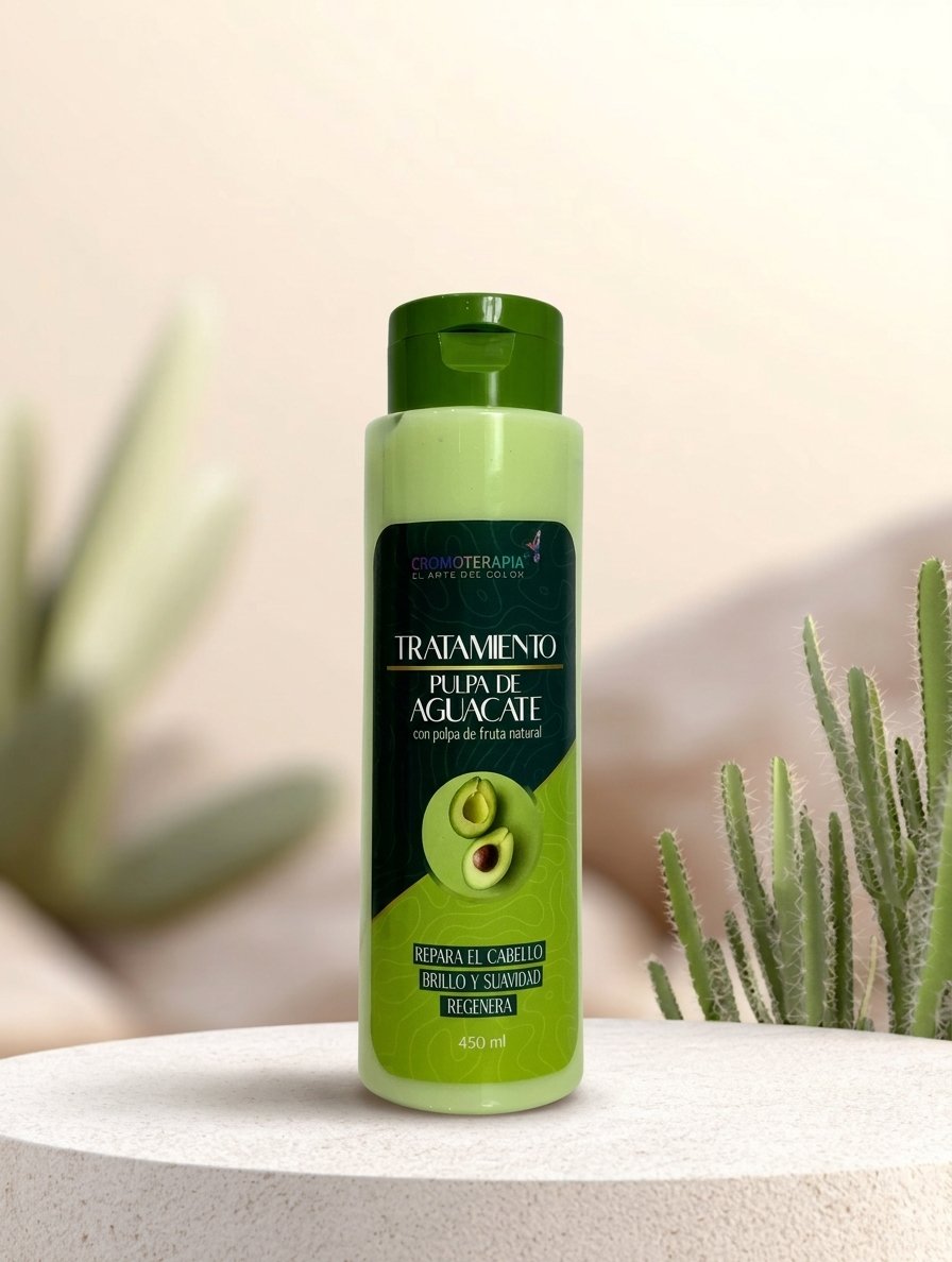 Tratamiento Pulpa de Aguacate Cromoterapia 450ml