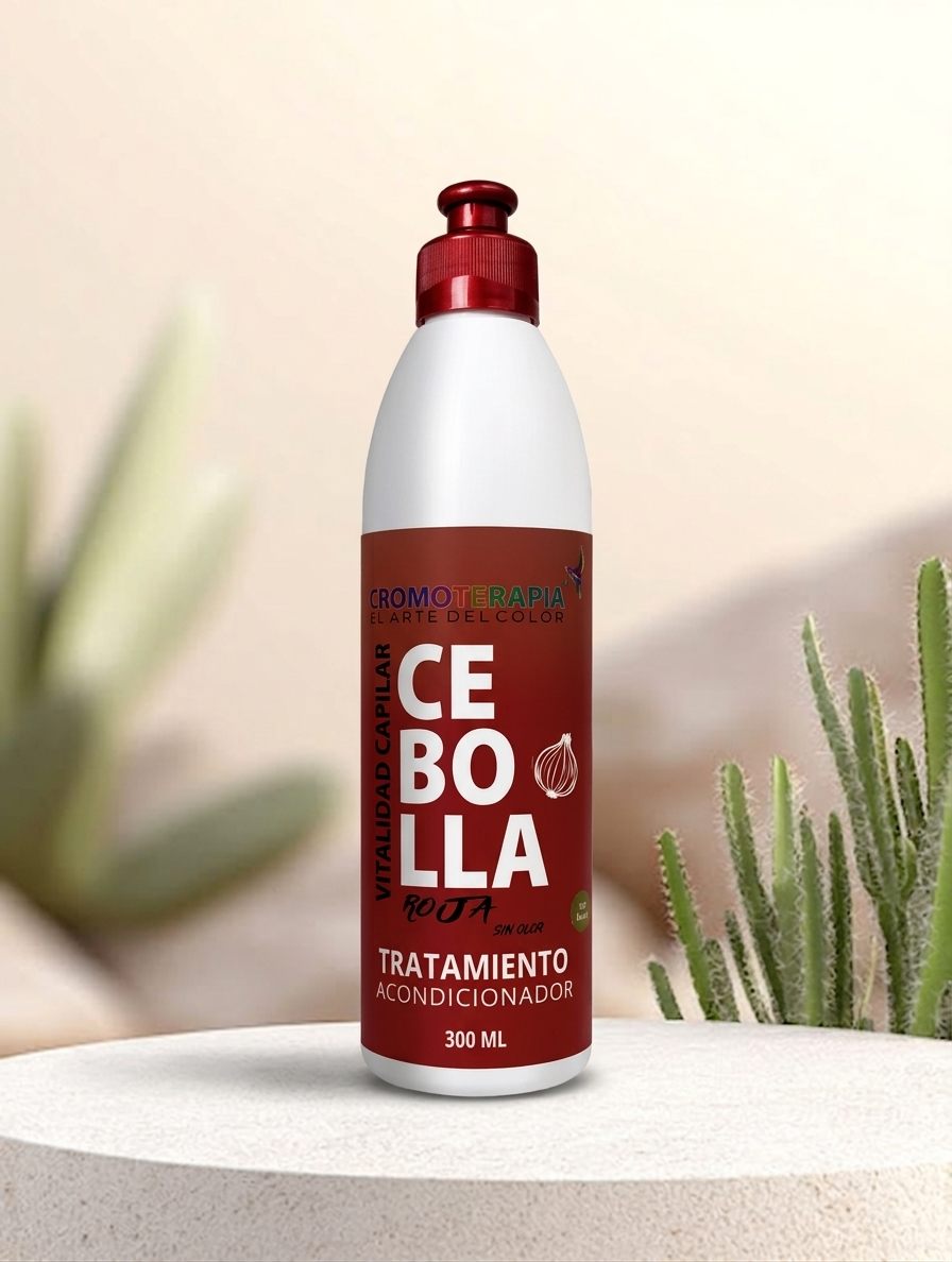 Tratamiento Acondicionador Cebolla Roja Cromoterapia 300ml