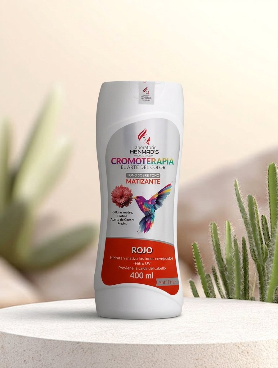 Matizante Tono sobre Tono Rojo Cromoterapia 400ml